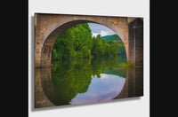 French Countryside Photograph: Saint-Antonin Noble Val, River Bridge Art Print